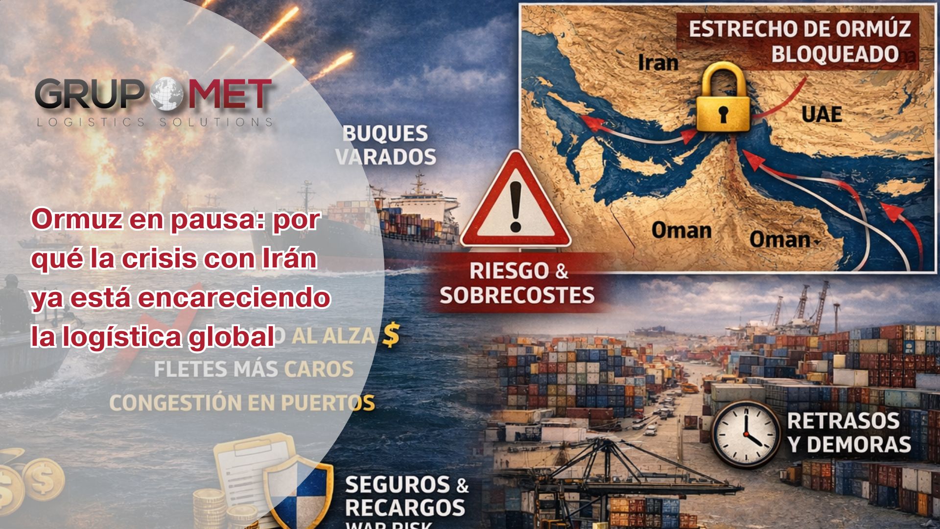 La escalada militar en Oriente Medio —con ataques de Estados Unidos e Israel y la respuesta de Irán— ha colocado en el centro del problema al estrecho de Ormuz, un punto de paso que condiciona tanto la energía como una parte relevante del comercio marítimo mundial.